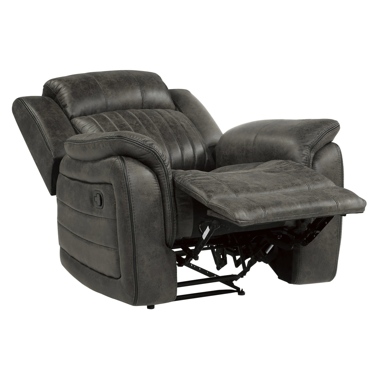 Centeroak Brownish Gray Reclining Chair by Homelegance at Eve Furniture