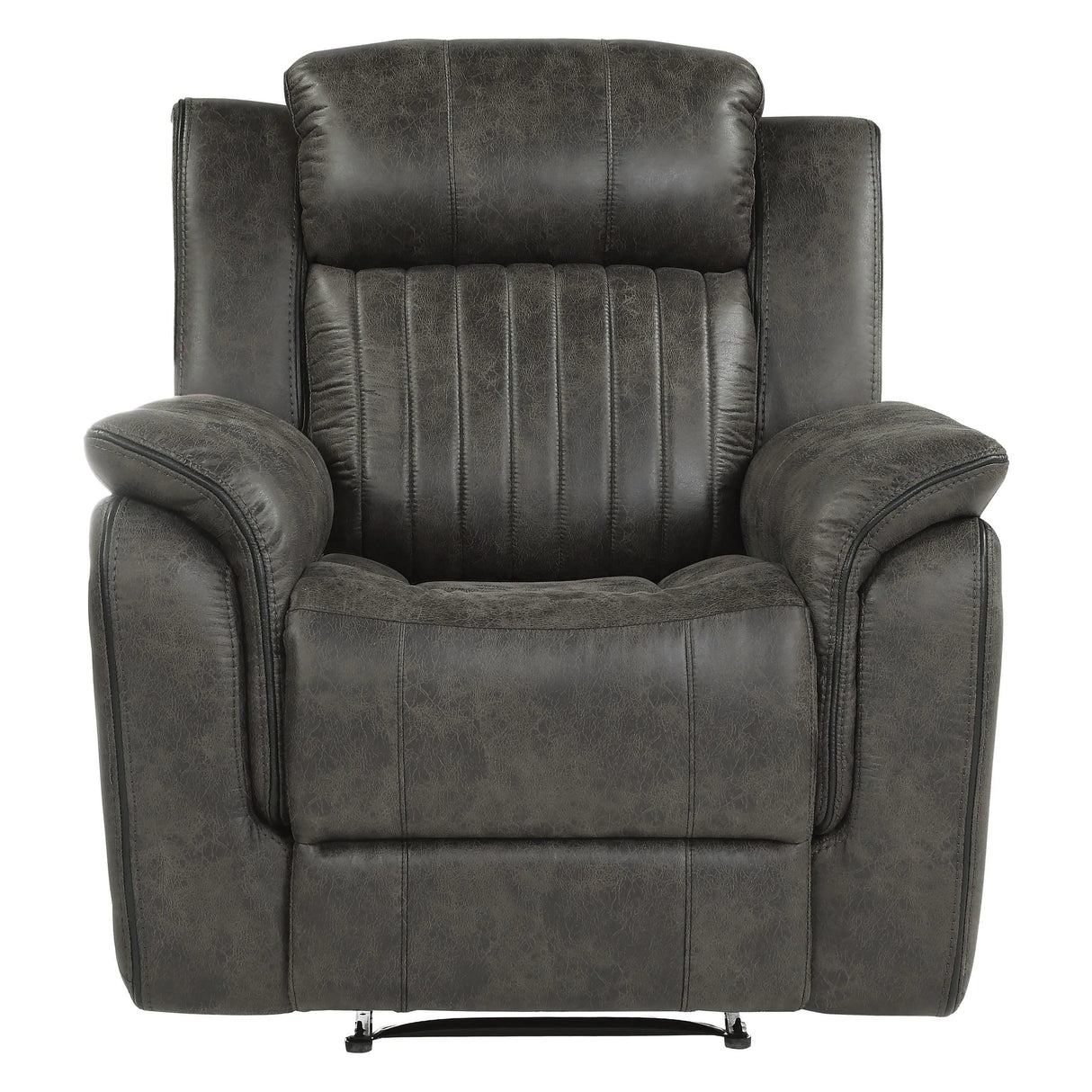 Centeroak Brownish Gray Reclining Chair by Homelegance at Eve Furniture