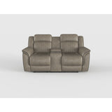 Centeroak Sandy Brown 2-Piece Double Reclining Set by Homelegance at Eve Furniture