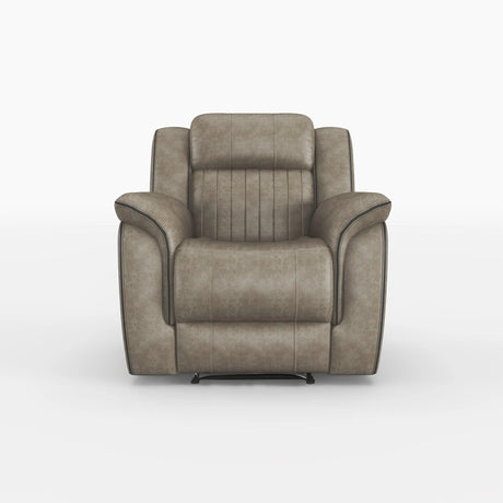 Centeroak Sandy Brown Reclining Chair by Homelegance at Eve Furniture