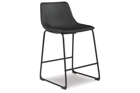 Centiar Black Counter Height Barstool, Set of 2 by Ashley at Eve Furniture