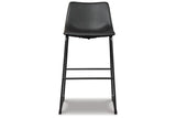 Centiar Black Pub Height Barstool, Set of 2 by Ashley at Eve Furniture