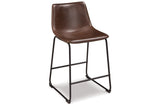 Centiar Brown Counter Height Barstool, Set of 2 by Ashley at Eve Furniture