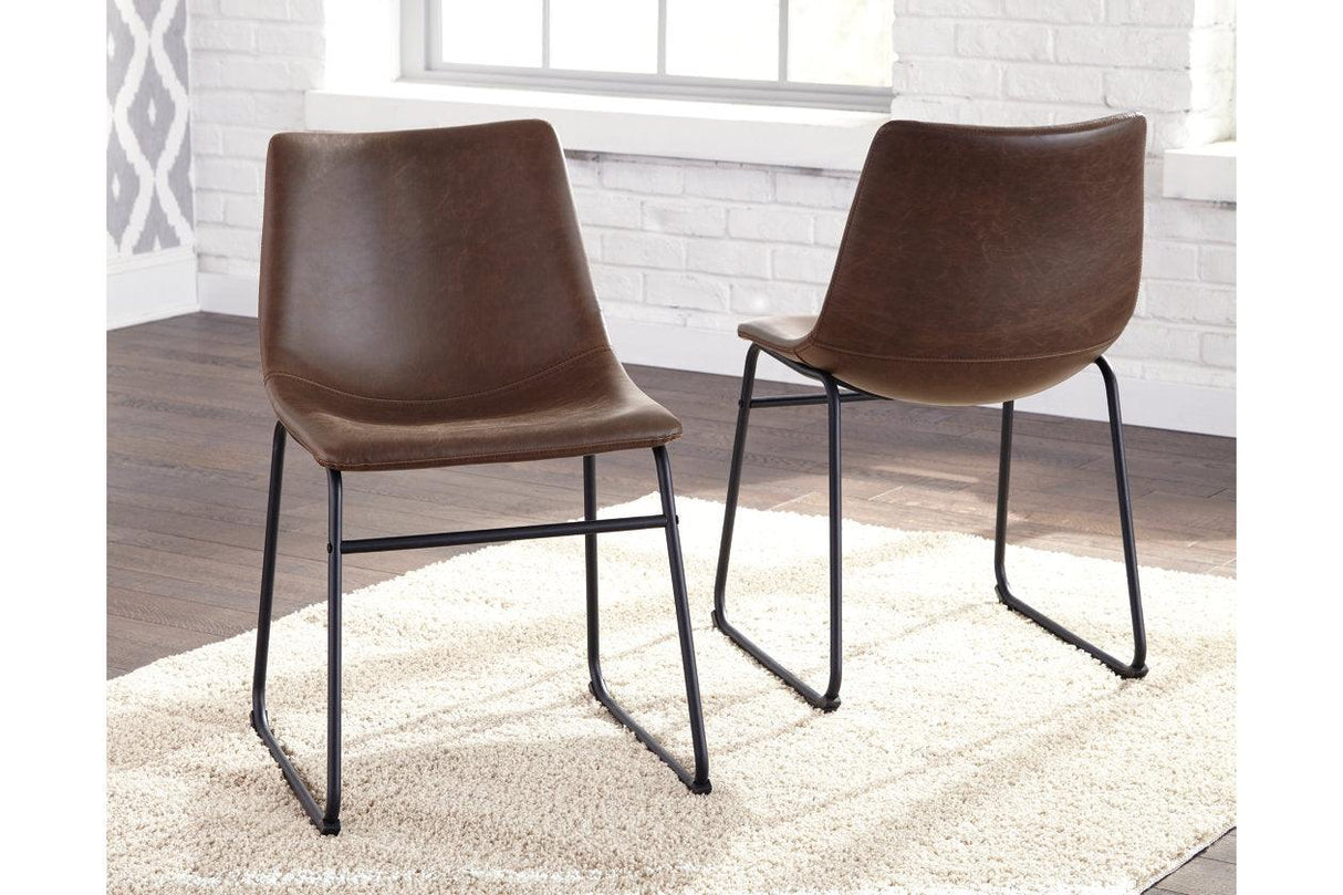 Centiar Brown Dining Chair, Set of 2 by Ashley at Eve Furniture