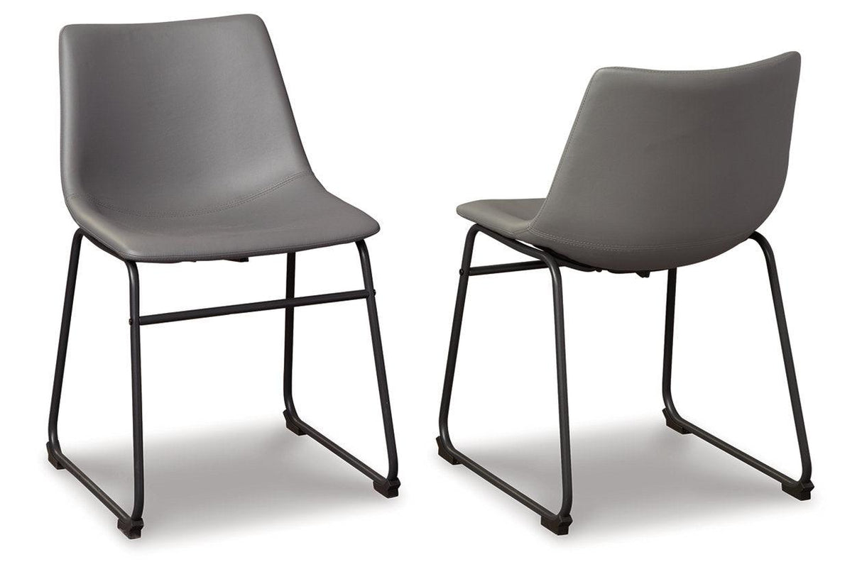 Centiar Gray Dining Chair, Set of 2 by Ashley at Eve Furniture