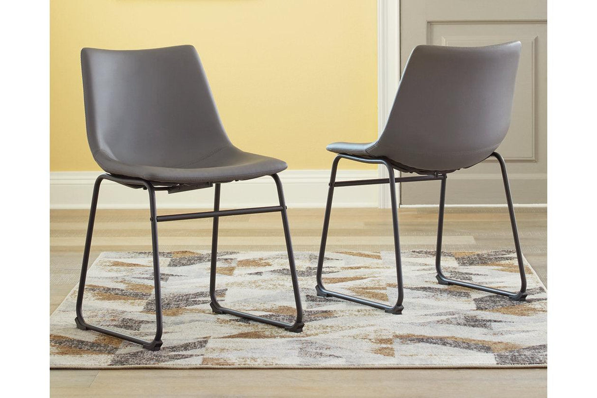 Centiar Gray Dining Chair, Set of 2 by Ashley at Eve Furniture