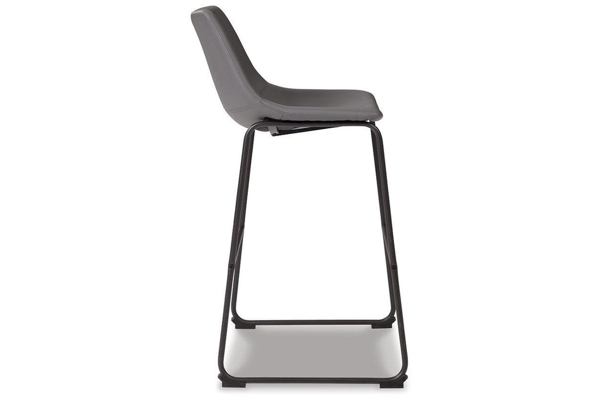 Centiar Gray Pub Height Barstool, Set of 2 by Ashley at Eve Furniture