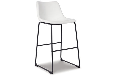 Centiar White Pub Height Barstool, Set of 2 by Ashley at Eve Furniture