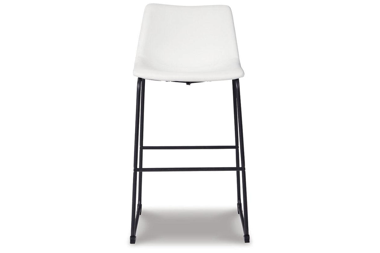 Centiar White Pub Height Barstool, Set of 2 by Ashley at Eve Furniture