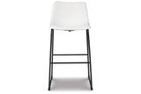 Centiar White Pub Height Barstool, Set of 2 by Ashley at Eve Furniture