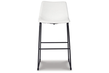 Centiar White Pub Height Barstool, Set of 2 by Ashley at Eve Furniture
