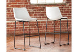 Centiar White Pub Height Barstool, Set of 2 by Ashley at Eve Furniture