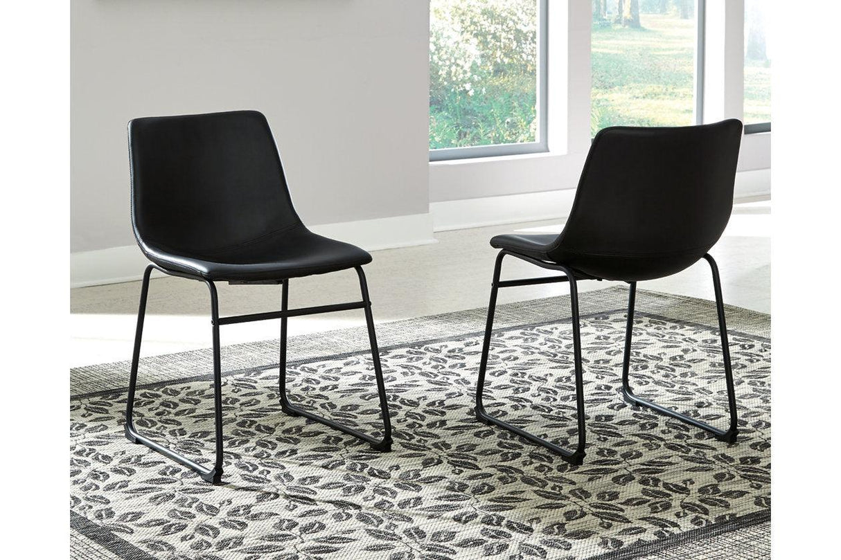 Centiar Black Dining Chair, Set of 2 by Ashley at Eve Furniture