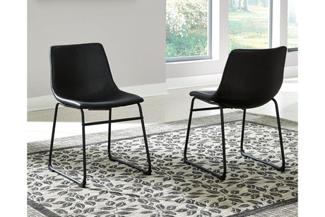 Centiar Black Dining Chair, Set of 2 by Ashley at Eve Furniture