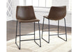 Centiar Brown Counter Height Barstool, Set of 2 by Ashley at Eve Furniture