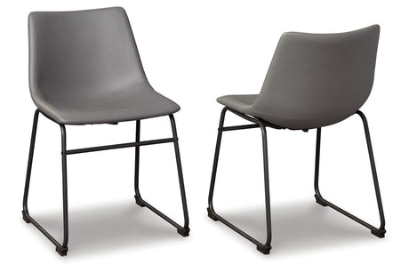 Centiar Gray Dining Chair, Set of 2 by Ashley at Eve Furniture