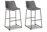 Centiar Gray Pub Height Barstool, Set of 2 by Ashley at Eve Furniture