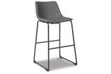 Centiar Gray Pub Height Barstool, Set of 2 by Ashley at Eve Furniture