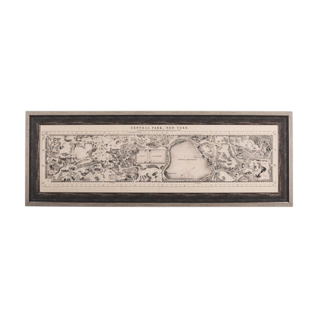 Central Park, New York by Mercana Studio a Hand Embellished Textured Framed Art Print by Mercana at Eve Furniture