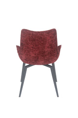 CEO 180 Degree Return Swivel Upholstered Dining Chair in Cherry (Set of 2) by Modus Furniture at Eve Furniture