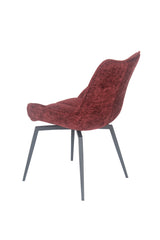 CEO 180 Degree Return Swivel Upholstered Dining Chair in Cherry (Set of 2) by Modus Furniture at Eve Furniture
