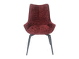 CEO 180 Degree Return Swivel Upholstered Dining Chair in Cherry (Set of 2) by Modus Furniture at Eve Furniture