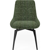 CEO 180 Degree Return Swivel Upholstered Dining Chair in Olive (Set of 2) by Modus Furniture at Eve Furniture