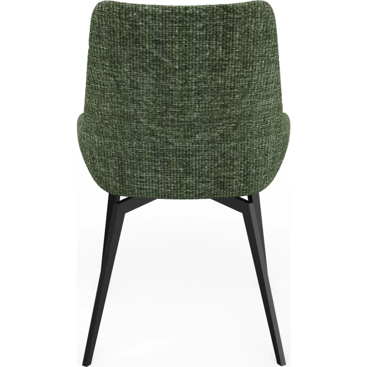 CEO 180 Degree Return Swivel Upholstered Dining Chair in Olive (Set of 2) by Modus Furniture at Eve Furniture