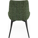 CEO 180 Degree Return Swivel Upholstered Dining Chair in Olive (Set of 2) by Modus Furniture at Eve Furniture