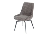 CEO 180 Degree Return Swivel Upholstered Dining Chair in Oyster (Set of 2) by Modus Furniture at Eve Furniture