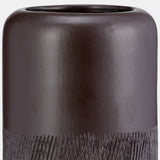 Cer, 10"h Grooved Vase, Java