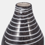 Cer, 10" Primeval Vase, Black