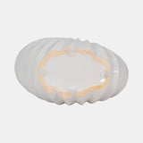 Cer, 10" Shell Vase, White