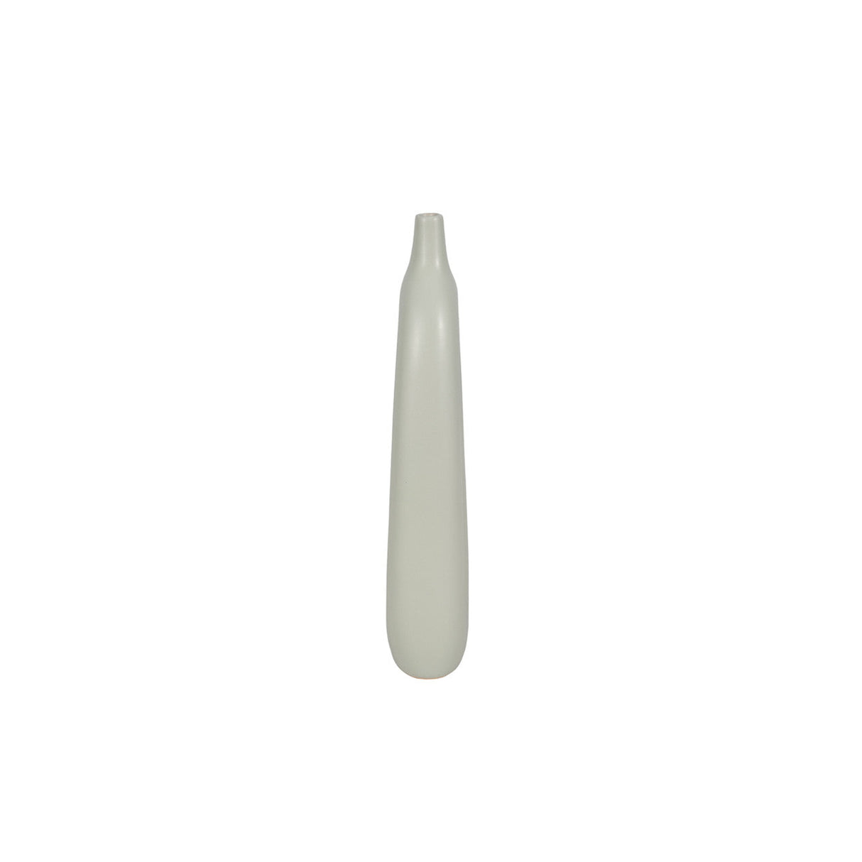 Cer, 14"h Open Cut-out Vase, Sage Green