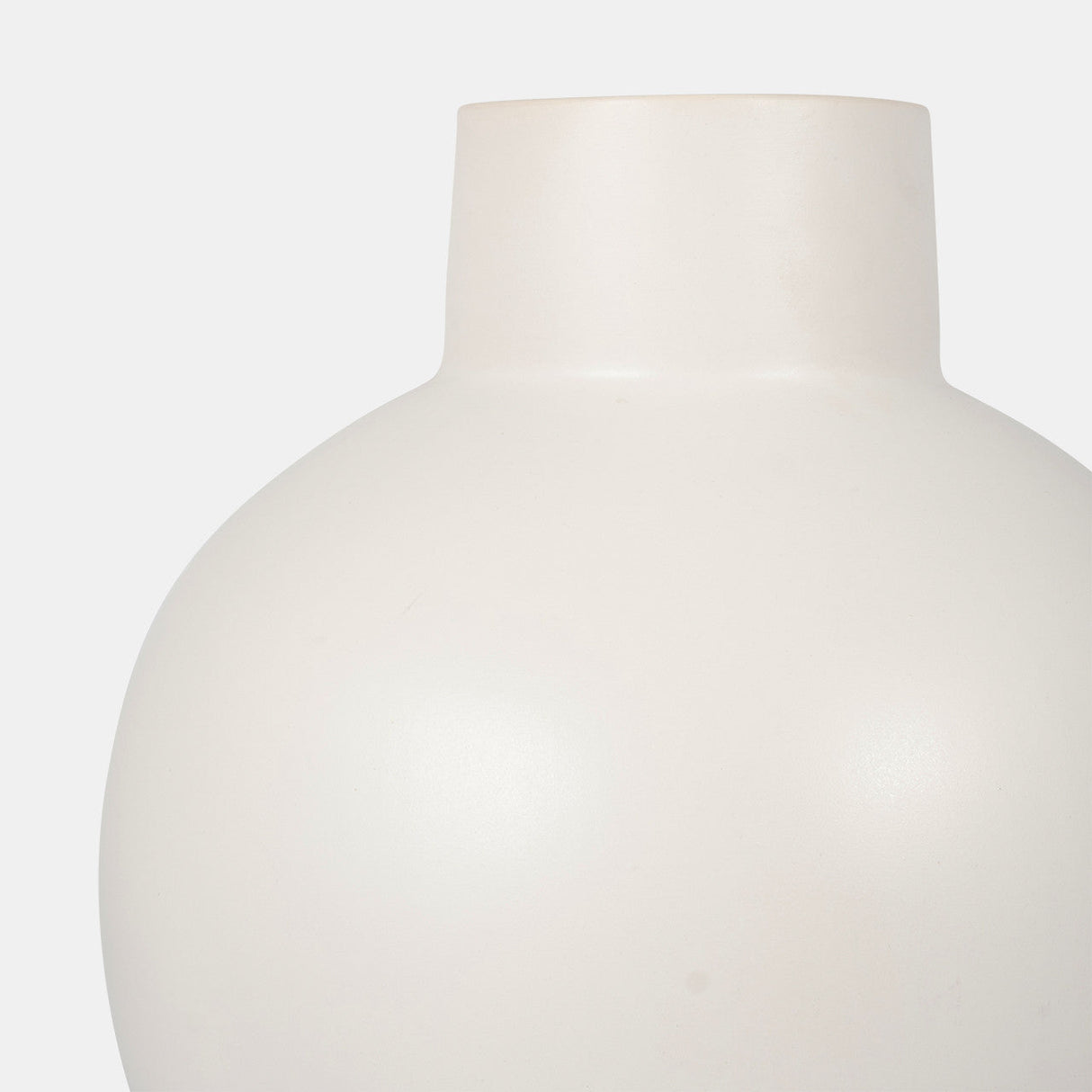 Cer, 15"h Bubble Vase, Creme