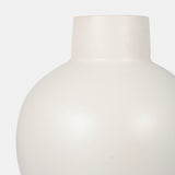 Cer, 15"h Bubble Vase, Creme