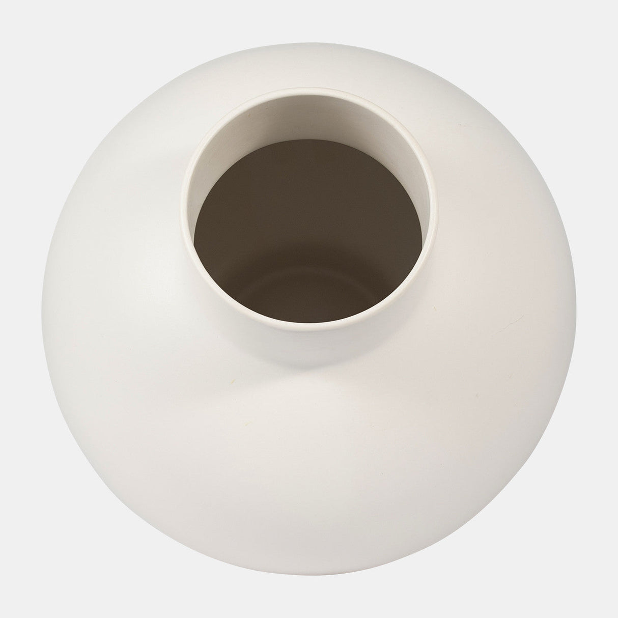 Cer, 15"h Bubble Vase, Creme