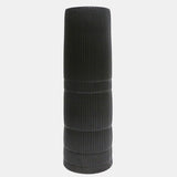 Cer, 15"h Lined Cylinder Vase, Matte Black