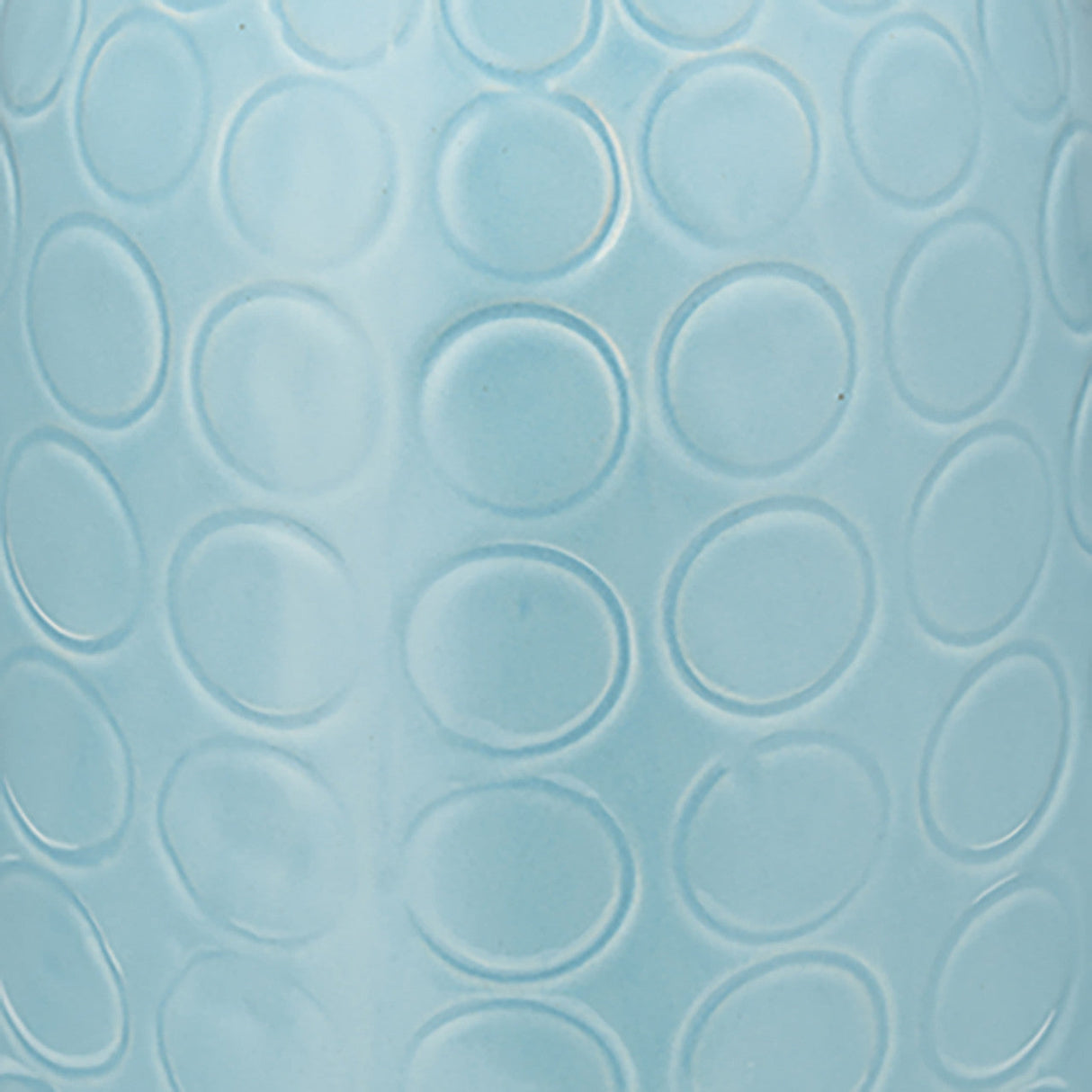 Cer, 16" Circles Vase, Aqua Haze