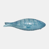 Cer,17",zigzag Scaled Fish,blue