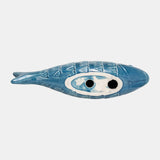 Cer,17",zigzag Scaled Fish,blue