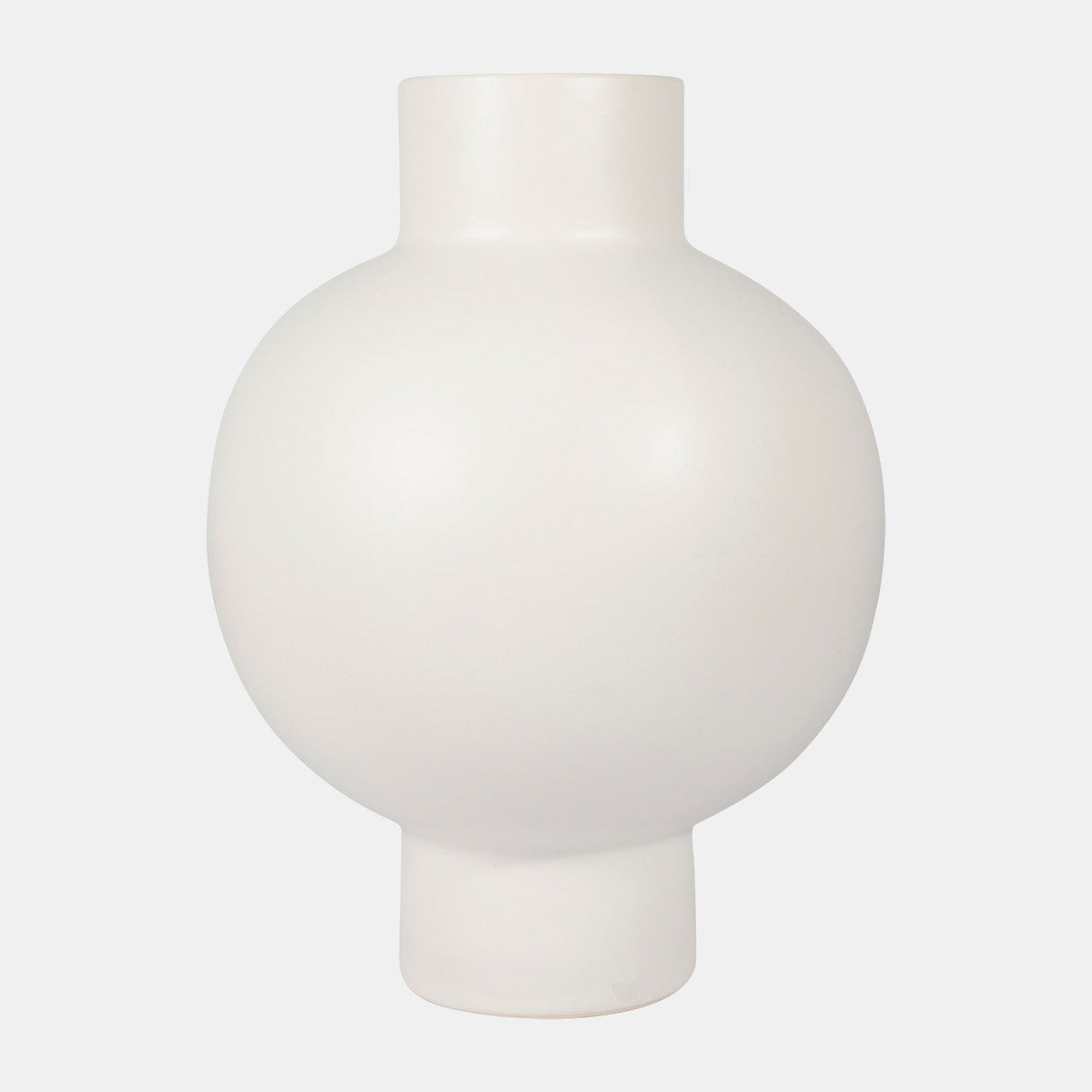 Cer, 18"h Bubble Vase, Creme