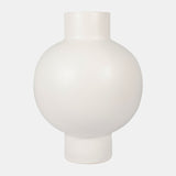 Cer, 18"h Bubble Vase, Creme