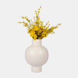 Cer, 18"h Bubble Vase, Creme