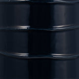 Cer, 20"h Tribal Vase, Navy Blue