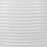 Cer, 24" Ribbed Temple Jar, White