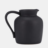 Cer, 5" Pitcher Vase, Black