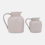 Cer, 5" Pitcher Vase, Gray