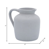 Cer, 5" Pitcher Vase, Gray