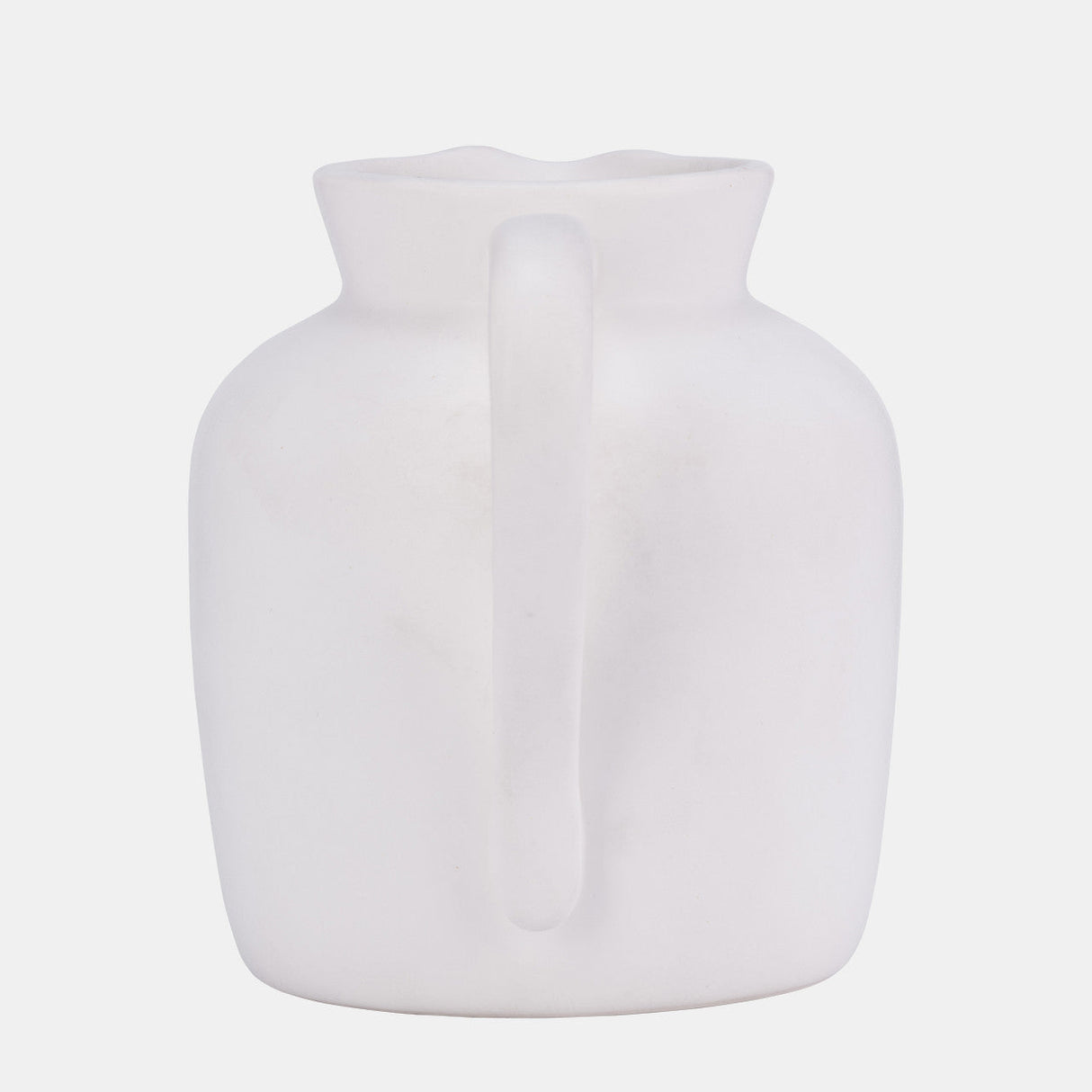 Cer, 5" Pitcher Vase, White